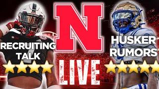 LIVE Nebraska Recruiting UPDATE + REACTION  New Commit RUMORS  Husker Football Stream