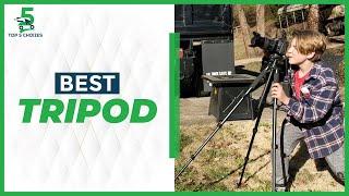 Top 5 Best Tripod 2023 for Mobile DSLR Video Photography & Travel Buying Guide