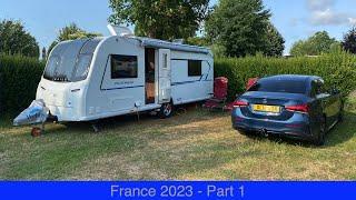 France 2023  Part 1  Ferry & Travelling