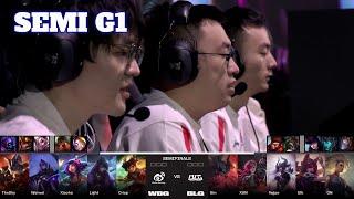 WBG vs BLG - Game 1  Semi Finals LoL Worlds 2023  Weibo Gaming vs Bilibili Gaming - G1 full