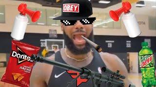 Lebron James scream if you love MLG