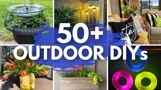 Absolute TOP 50 + Best Outdoor & Patio DIYs & Hacks On a Budget