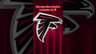 Mercedes-Benz Stadium in Madden 24 #madden24 #atlantafalcons  #shorts #footballstadiums