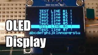 OLED Display Interface  SSD1306  SH1106  Flashforth