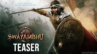 #SWAYAMBHU official teaser  happy birthday nikhil  Bharat  Ravi Basrur  Telugu Cult