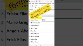 Convierte a Mayúsculas sin usar fórmulas en Excel #excel365 #consejosexcel  #computación