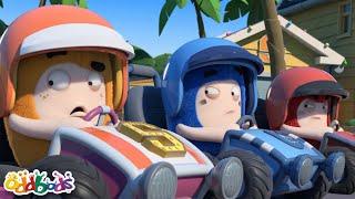 Wheels of Furry Racing  Oddbods TV Full Episodes  Funny Cartoons For Kids