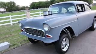 1955 Chevy Gasser 496 Merlin automatic brought to you by Bring a Trailer
