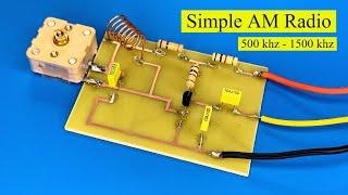 make a simple AM radio  receives all international radio stations