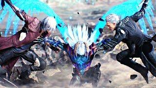 Devil May Cry 5 - Final Boss & Ending + Secret Ending DMC5 2019 All Endings