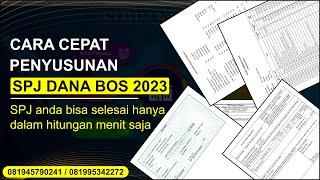 Cara Cepat Penyusunan SPJ Dana BOS 2023 Hanya dalam Hitungan Menit Saja  Aplikasi Dana BOS 2023