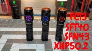 WURKKOS FC13 ALL 3 VERSIONS SFN43 XHP50.2 AND SFT40 + OUTDOOR BEAM SHOTS