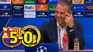 Rueda prensa HANSI FLICK FC BARCELONA 5-0 YOUNG BOYS