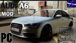 how to download and install Audi A6 car mod for gta sa  TECH JATIN