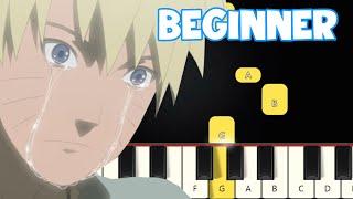 Sadness And Sorrow - Naruto  Beginner Piano Tutorial  Easy Piano