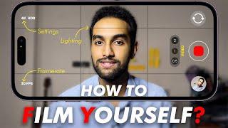 HOW TO FILM YOURSELF USING iPHONE?