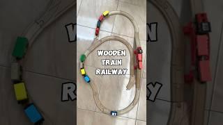 Wooden train kesukaan anak-anak