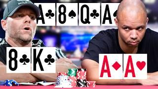 $2500000 Super High Roller Ivey  Katz  Greenwood  Young Epic Final Table Poker Showdown