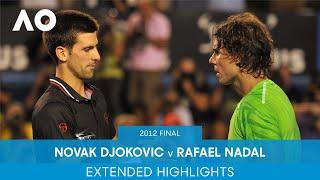 Novak Djokovic v Rafael Nadal Extended Highlights  Australian Open 2012 Final