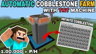 Simple Automatic Cobblestone Farm For 1.20  Fully Automatic Cobblestone Farm easy Cobblestone farm