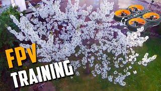 FPV training im Garten  Flic