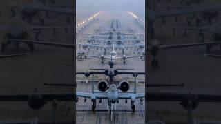 F-16 A-10 U-2 & C-12 on the runway at Osan Air Base during the Mammoth Walk #u2 #f16 #a10