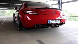 Mercedes SLS AMG Brabus exhaust sound