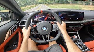 2025 BMW M4 Competition xDrive POV Drive Impressions and ASMR