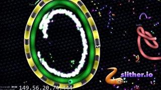 Slither.io EPIC TRAPS AND TEAM KILLING + 73k Score