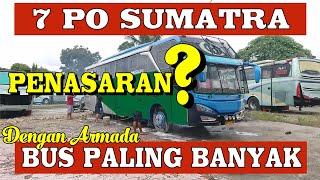 7 PO SUMATRA yang paling banyak armada bus nya