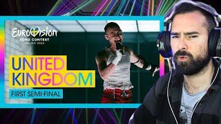 Vocal Coach Reacts to Olly Alexander - Dizzy LIVE United Kingdom 1st Semi-Final  Eurovision 2024