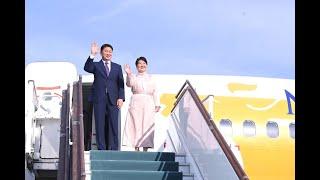 В Ташкент прибыл президент Монголии