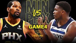 Minnesota Timberwolves vs Phoenix Suns Game 4 Full Highlights  2024 WCR1  FreeDawkins