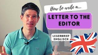 Letter to the Editor - Englisch Oberstufe  Abitur - Deutsch erklärt