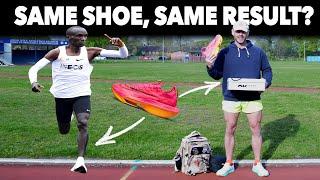 I tried running in Kipchoges shoe. Did I go FASTER?