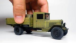 ZIS-5V – ZAKHAR IVANOVICH or TREHTONKA truck how to assemble and paint scale model