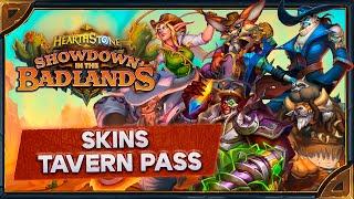 Hearthstone. Voicelines skins Showdown in the Badlands Tavern Pass