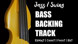 Cool Jazz Swing Backing Track For Bass in Eb  1 6 2 5 Chord Progression