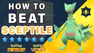 Move Order to SOLO Beat 7 Star SCEPTILE Tera Raid ► Pokemon Scarlet & Violet