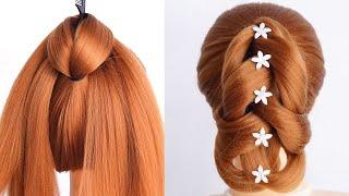 Pretty And Fancy Hairstyle For Long Hair Girl For Party  Simple Hairstyle For Prom