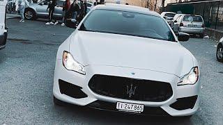 Maserati Quattroporte SQ4 - Loud stock exhaust sound and accelerations