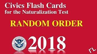 US CitizenshipNaturalization Test Questions in Random Order 2018 All 100 Questions and Answers