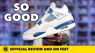 An OG Is Back Air Jordan 4 Military Industrial Blue In Depth Review and On Feet.