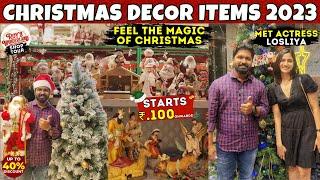 CHRISTMAS DECORS-க்கு 40% Offer-ஆ..??  Best Christmas Decoration Shop in Chennai  MK Reacts