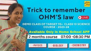 Trick to remember Ohms Law  Questions on Ohms law  Class 10