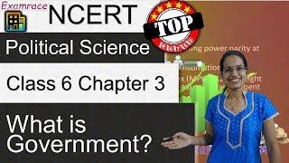 NCERT Class 6 Political Science  Polity  Civics Chapter 3 What is Government?  doorsteptutor.com