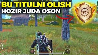 ГРОЗА ВРАГОВ TITULINI QANDAY QILIB OSON OLISH  PUBG MOBILE DOSTIJENIYA BAJARAMIZ