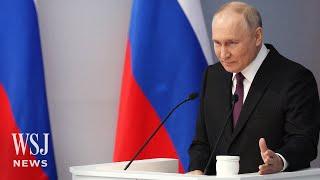 Putin Warns West of Nuclear War Risk in Annual Address  WSJ News