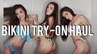 HUGE BIKINI TRY-ON HAUL  REVIEW + GIVEAWAY  ALLY HARDESTY