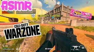 ASMR Gaming  Call of Duty Warzone Rebirth Resurgence Relaxing Gum Chewing + Controller Sounds 